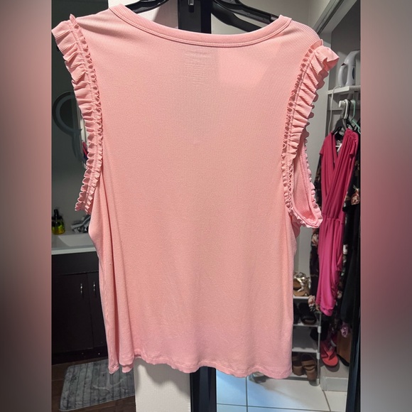 XXL Nine West Pink Sleeveless Blouse - Picture 3 of 3